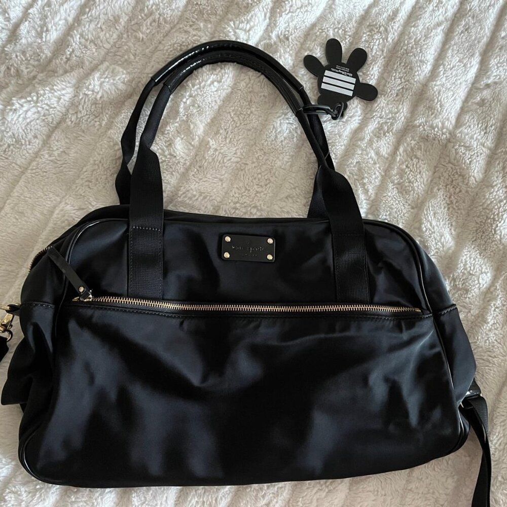 Brand new Kate Spade Large Tote – Black with Polka Dot Lining